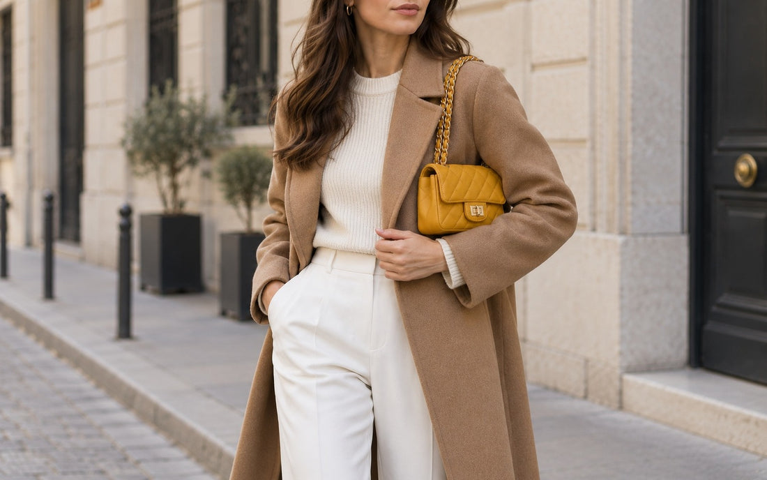 Misariva Cremona worn crossbody and on the shoulder, with the chain doubled