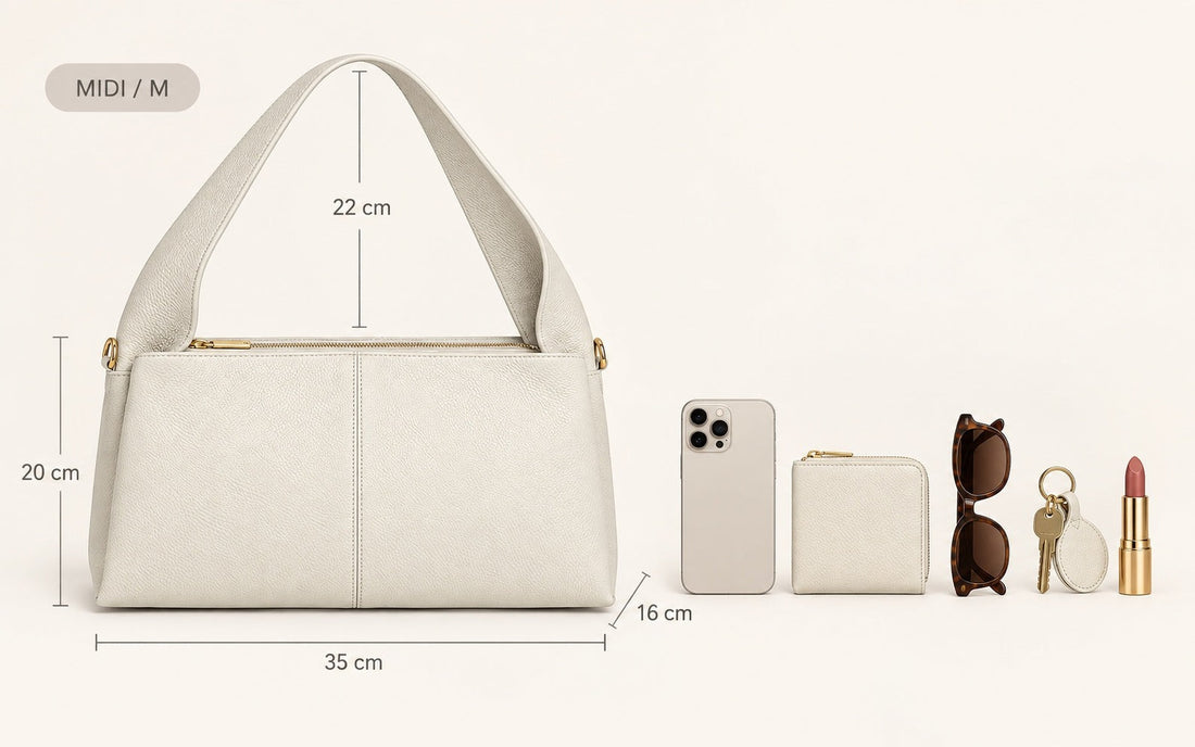 Misariva Verona Midi: 35 × 20 × 16 cm и предметите што се собираат